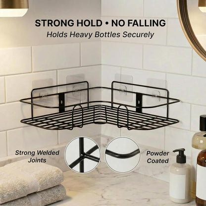 Metal Bathroom Corner Shelf Rack