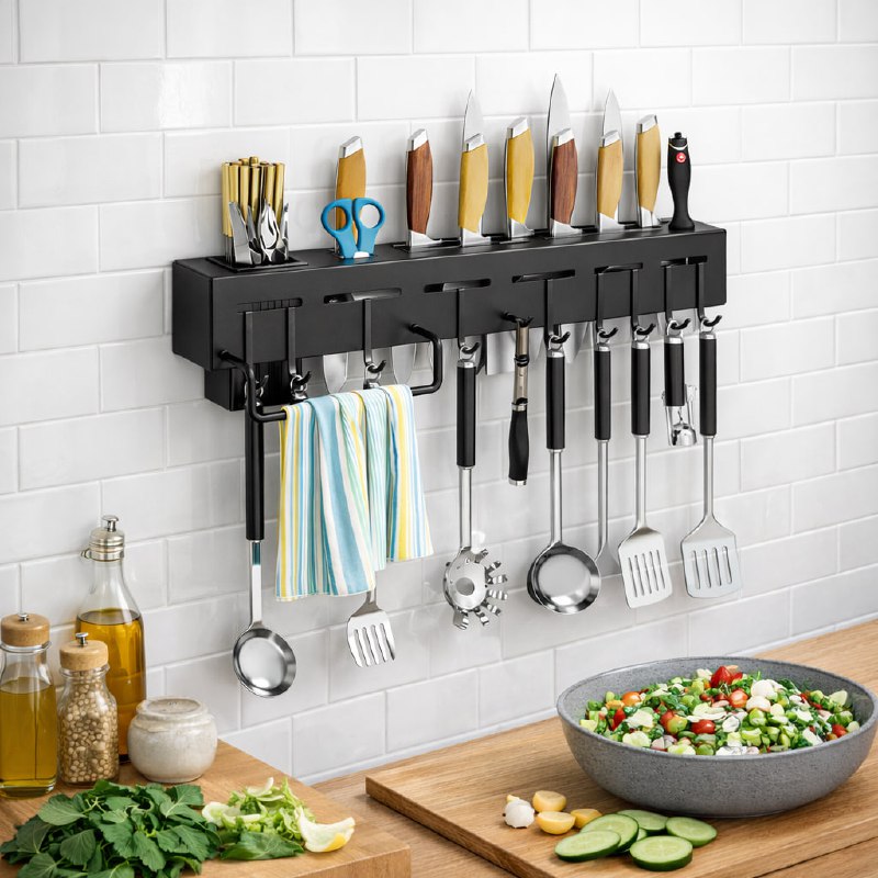 Kitchen Shelf Black