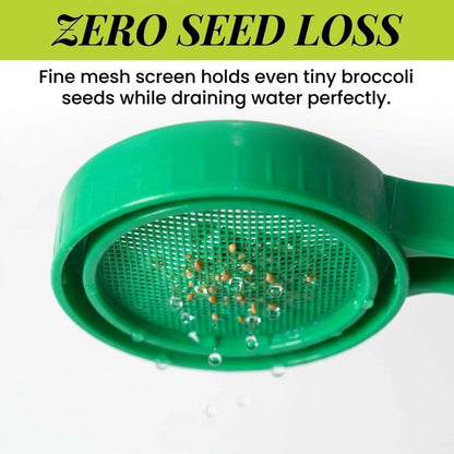 Sprout Maker Jar with Drain Lid & Stand